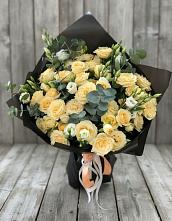 Букет цветов из:  Розы и Лизиантусы #REPLACE_PRED# Борисовке