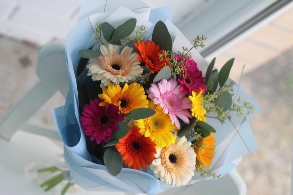 Букет цветов из: Герберы в Борисовке