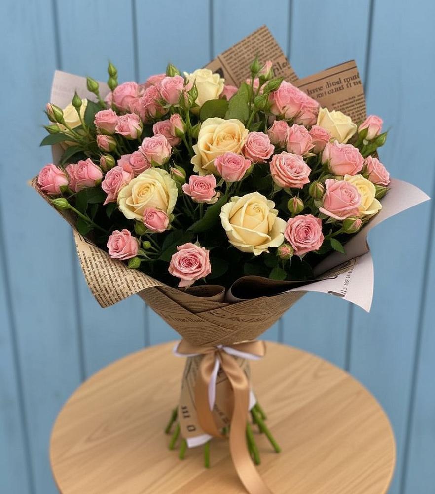 Букет цветов из: Розы в Борисовке