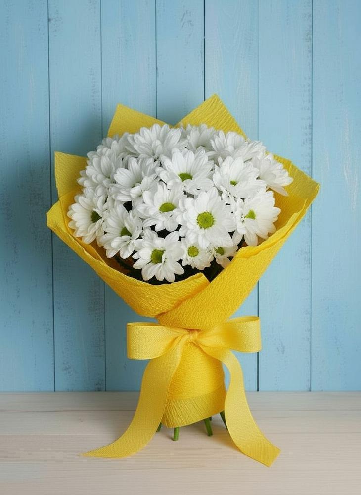 Букет цветов из: Хризантемы в Борисовке