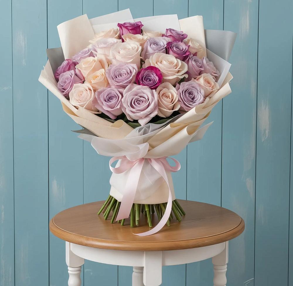 Букет цветов из: Розы в Борисовке