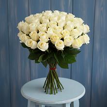 Букет 51 Белая роза Эдлесс Лав #REPLACE_PRED# Борисовке