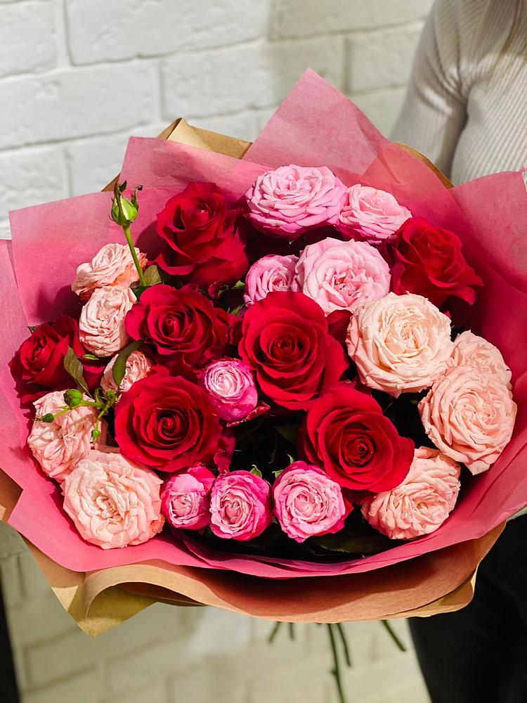 Букет цветов из: Розы в Борисовке