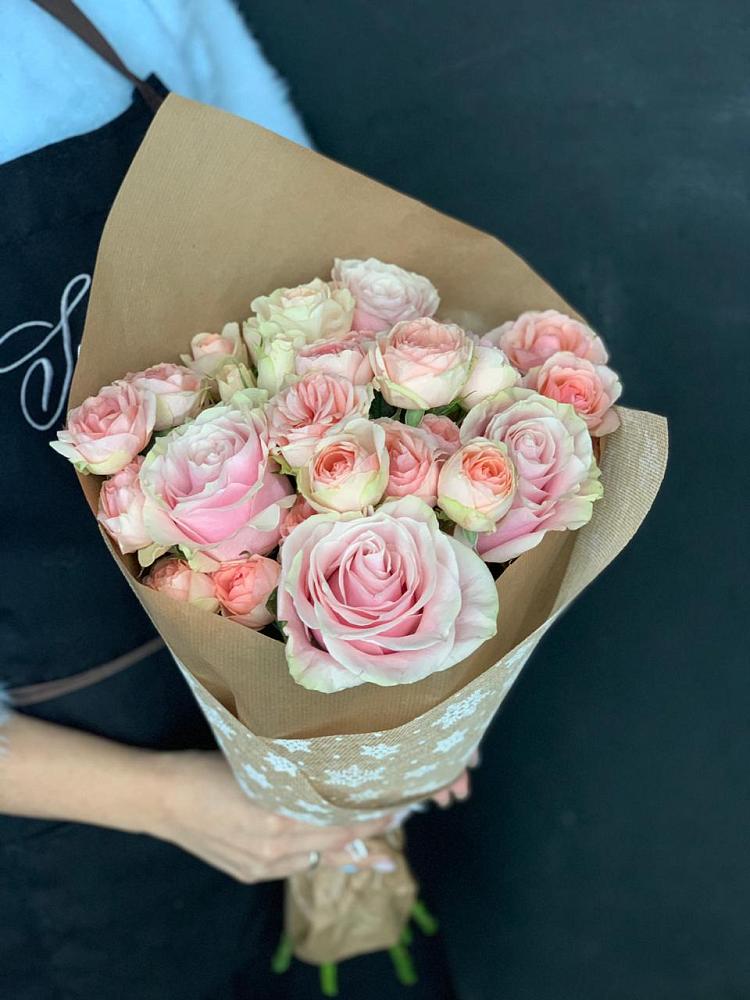 Букет цветов из: Хризантемы и Розы в Борисовке