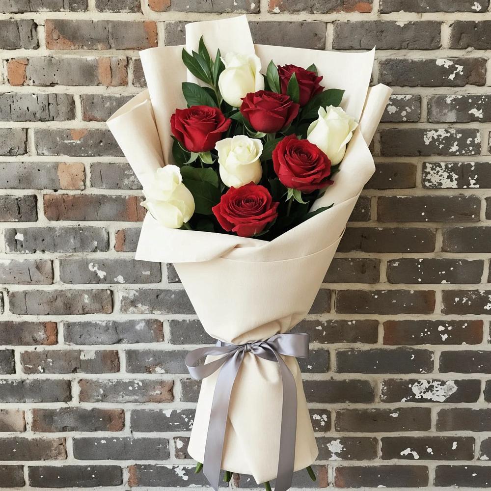 Букет цветов из: Розы в Борисовке