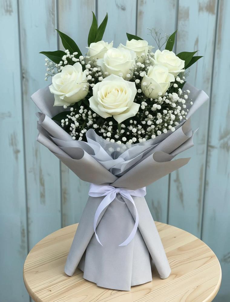 Букет цветов из: Розы в Борисовке