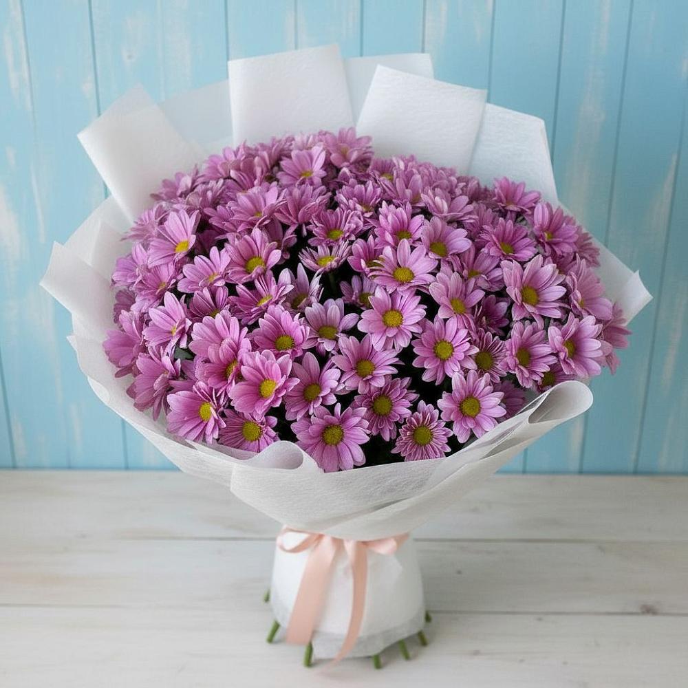 Букет цветов из: Хризантемы в Борисовке