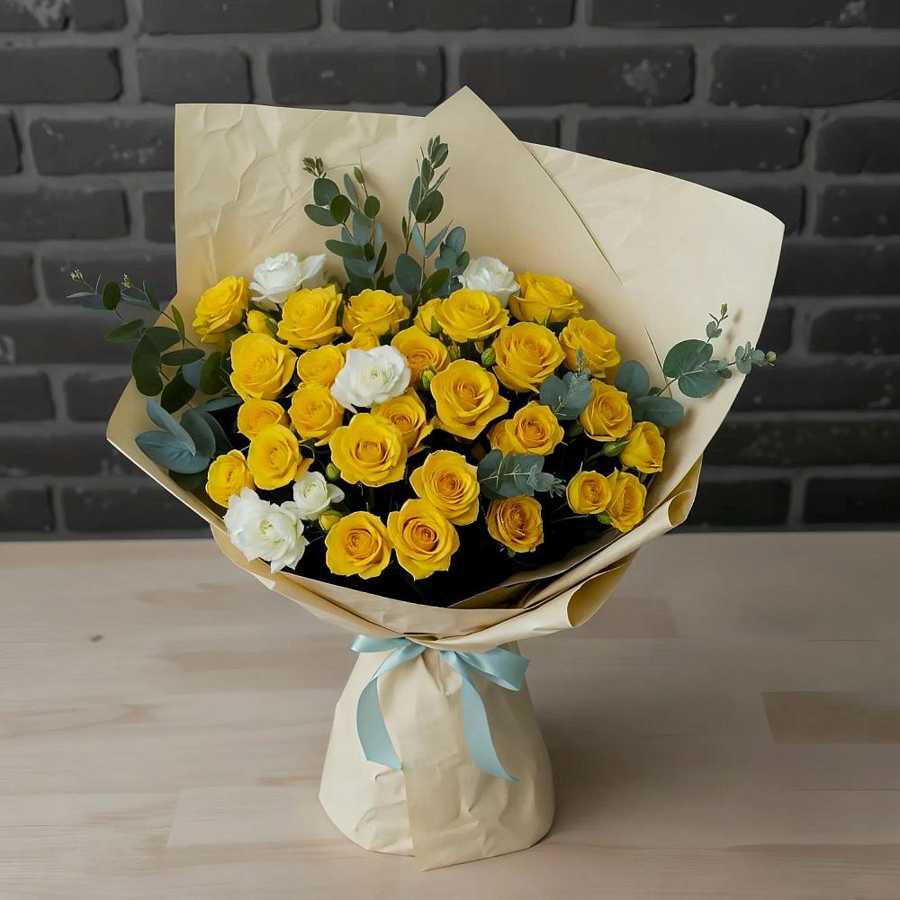 Букет цветов из: Розы в Борисовке