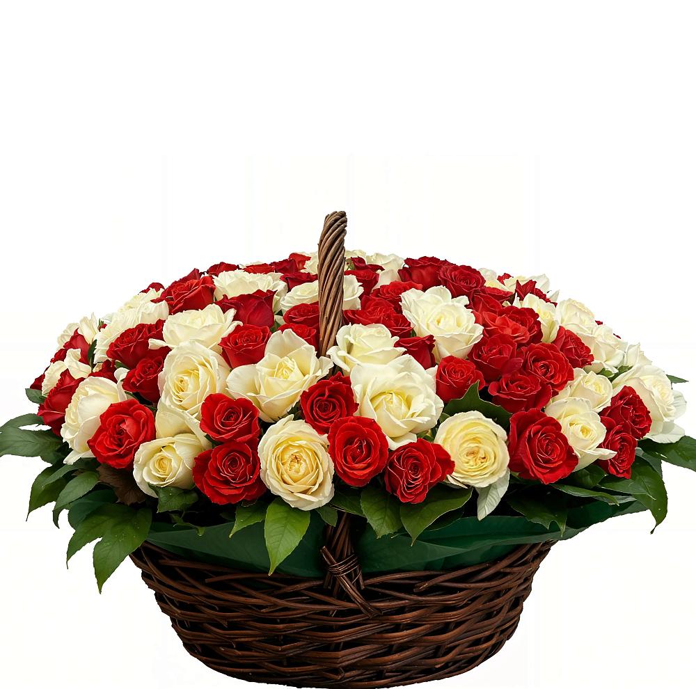 Премиум букет из: Розы в Борисовке