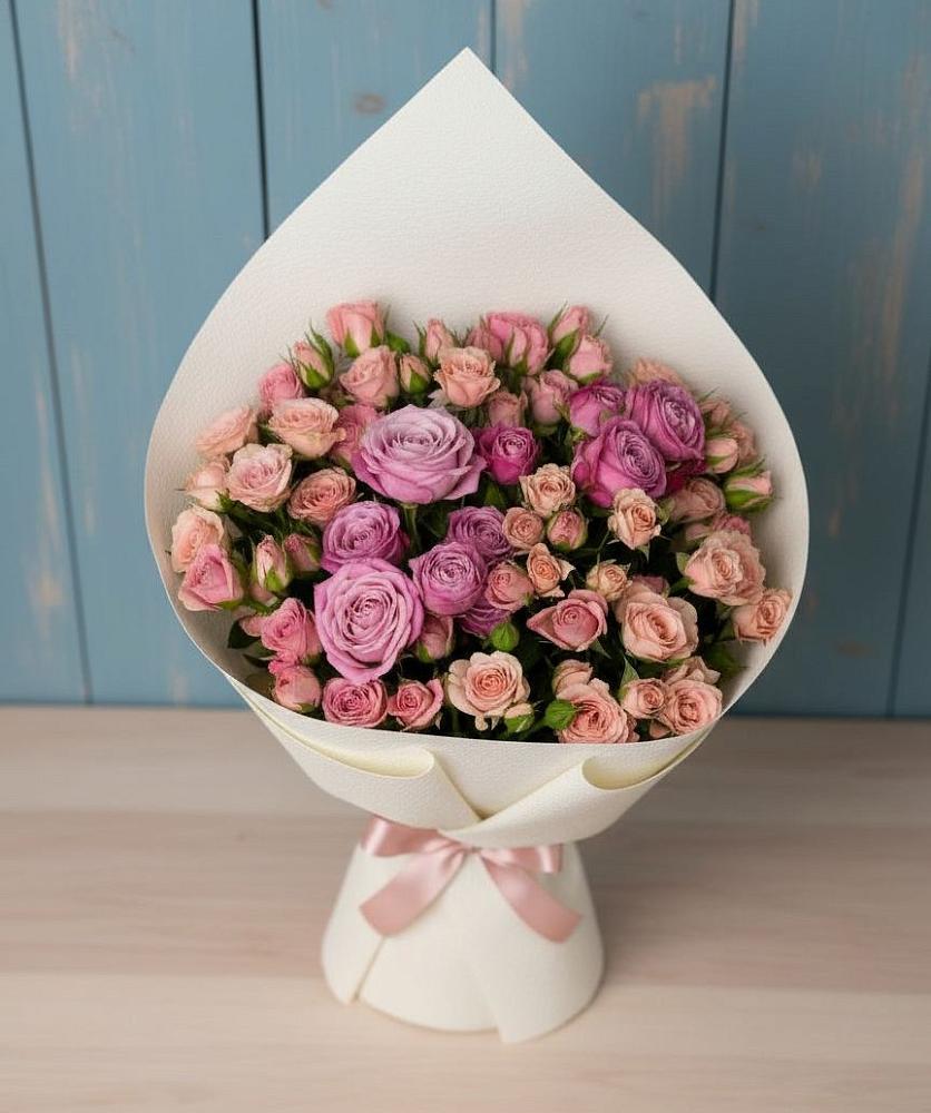 Букет цветов из: Розы в Борисовке