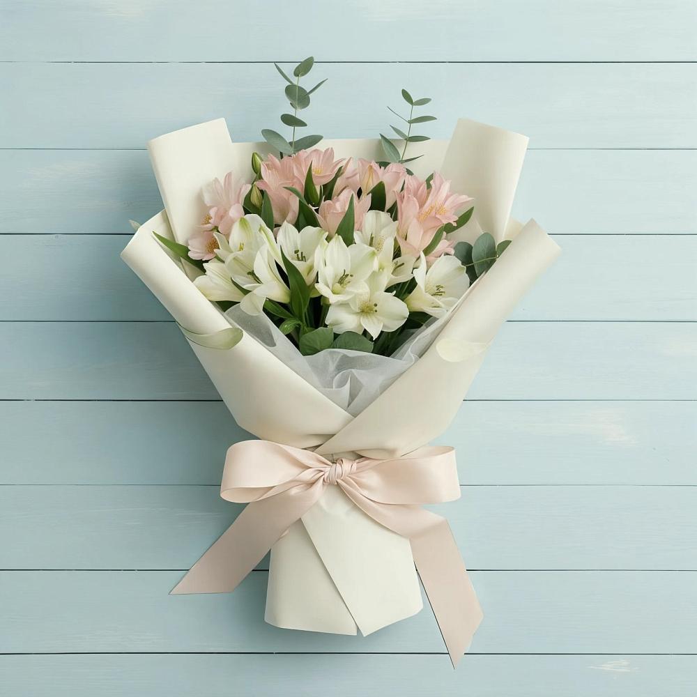 Букет цветов из: Альстромерии в Борисовке