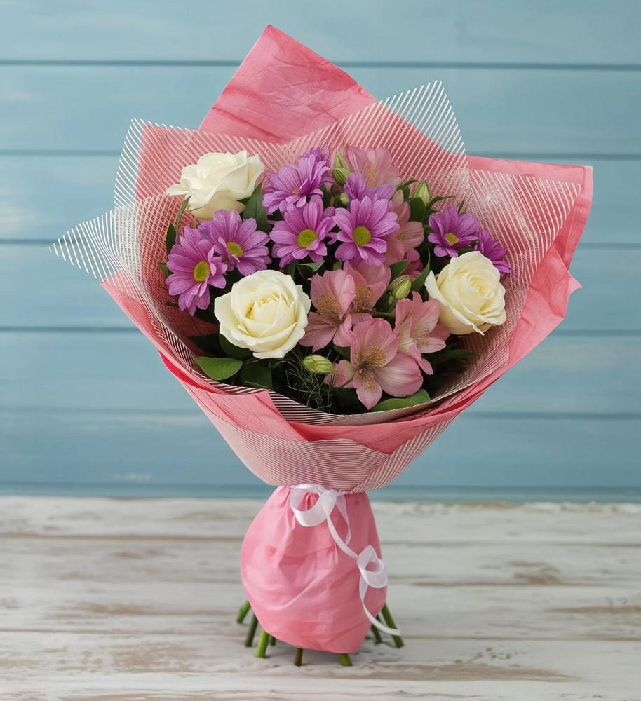 Букет цветов из: Герберы в Борисовке