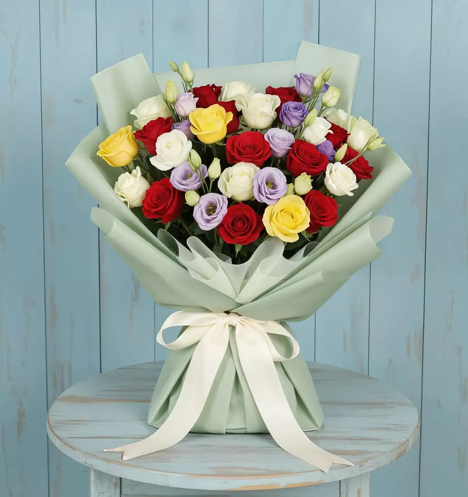 Букет цветов из: Розы в Борисовке