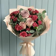 Букет цветов из:  Гвоздики и Розы #REPLACE_PRED# Борисовке