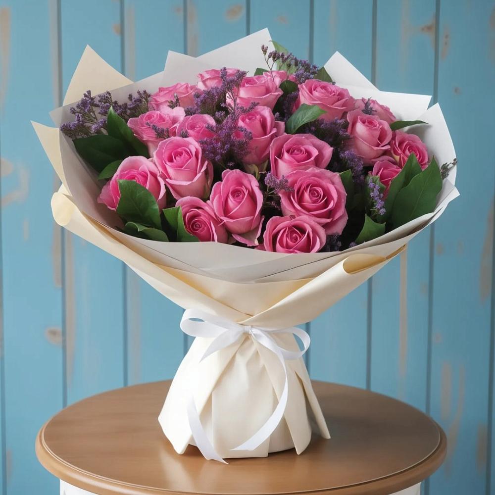 Букет цветов из: Розы в Борисовке