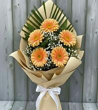 Букет цветов из:  Герберы в Борисовке