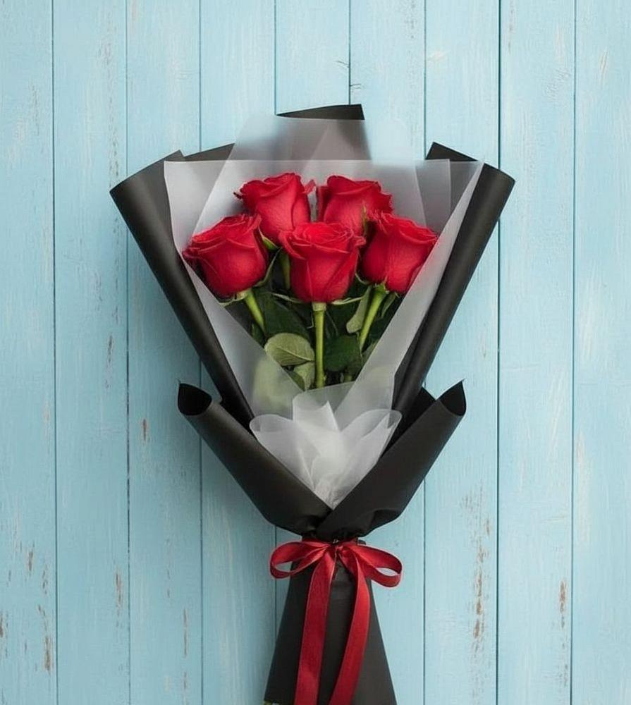 Букет цветов из: Розы в Борисовке