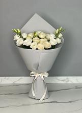 Букет цветов из:  Розы и Лизиантусы в Борисовке